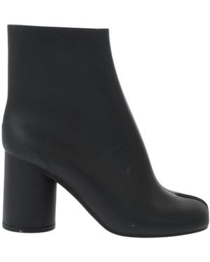 Maison Margiela Leather Ankle Boots - Black