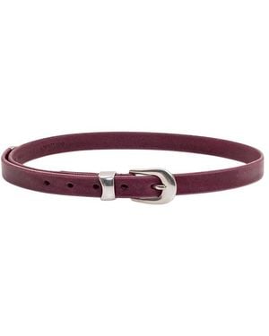 Our Legacy Logo Buckle Belt - Purple