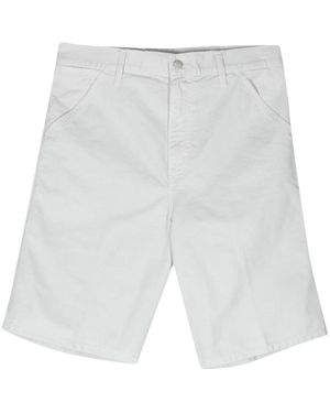 Carhartt Logo Bermuda Shorts - White