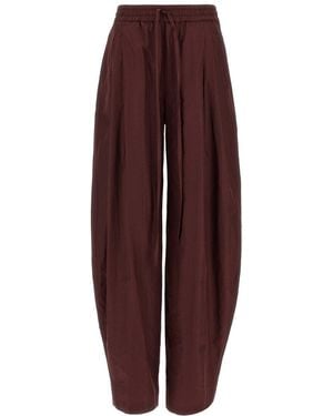 ANDAMANE Taffeta Trousers - Purple
