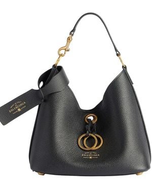 Balenciaga Carrie Small Hobo - Black