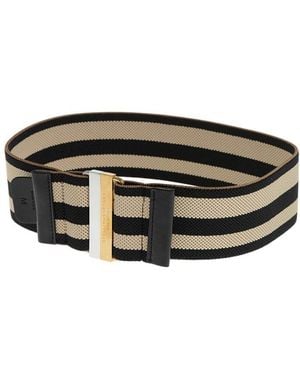 Stella McCartney Stripes Belt - Black