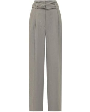 The Seafarer Relaxed Flat Front Pants - Gray