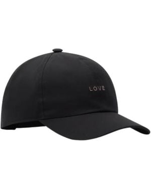 Rick Owens Love Embroidered Baseball Hat - Black