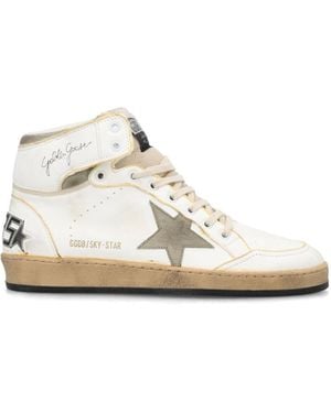 Golden Goose Lace Up Sneakers - White