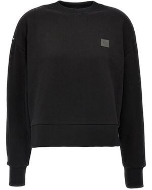 Carhartt Crewneck Logo Patch Sweatshirt - Black