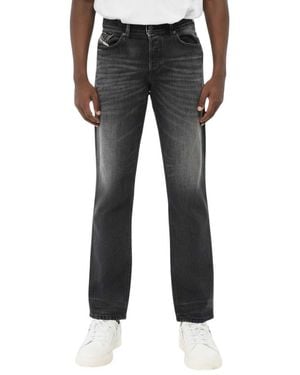 DIESEL Regular Mid Rise Jeans - Black