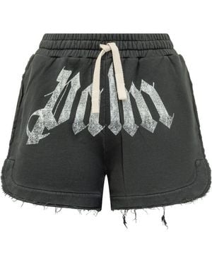 Palm Angels Graphic Shorts - Black