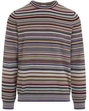 Paul Smith Crew Neck Sweater - Gray