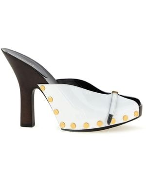Versace Slip On Heels - Multicolor