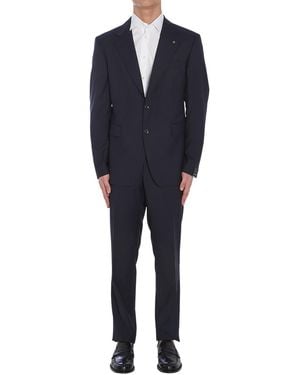 Tagliatore Single Breasted Suit - Blue