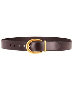 Prada Logo Buckle Belt - White
