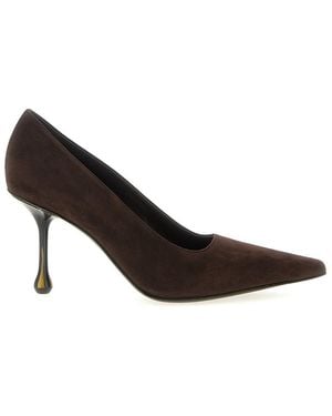 Jimmy Choo Suede Heels - Brown