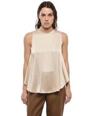 Stella McCartney Crew Neck Top - Natural