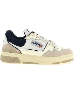 Autry Color Block Sneakers - White