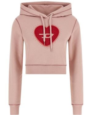 DIESEL F-Slimmy-Hood Drawstring Cropped Hoodie | Lyst