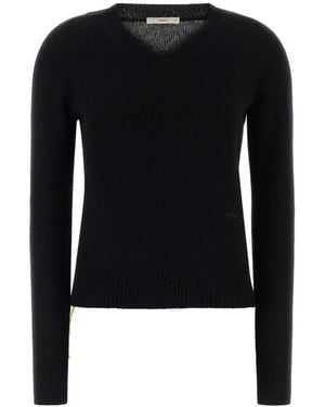 Fendi Round Neck Sweater - Black