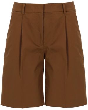 PT Torino Solid Shorts - Brown