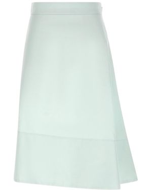 Jil Sander Asymmetrical Skirt - Green