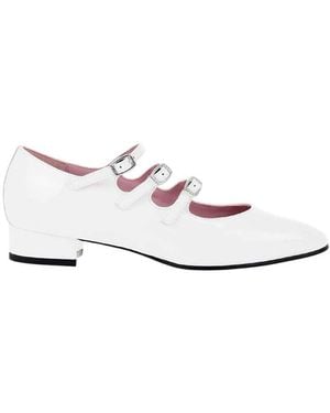 CAREL PARIS Leather Pumps - White