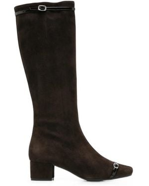 CAREL PARIS Zipper Starter Boots - Black
