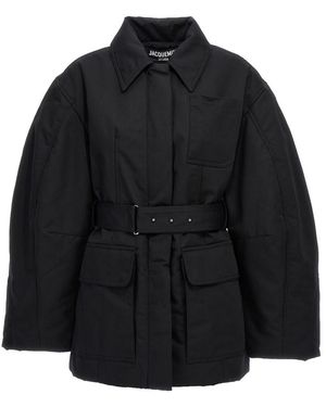 Jacquemus 'Le Blouson Bari' Jacket - Black