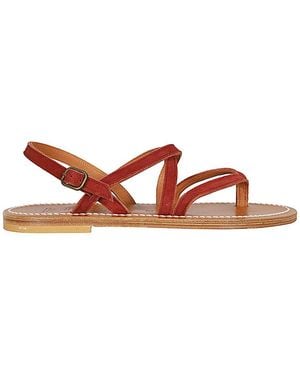 K. Jacques Strappy Sandals - Brown