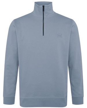 BOSS Half Zip Sweatshirt - Blue