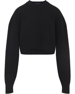 Tom Ford Cropped Sweater - Black