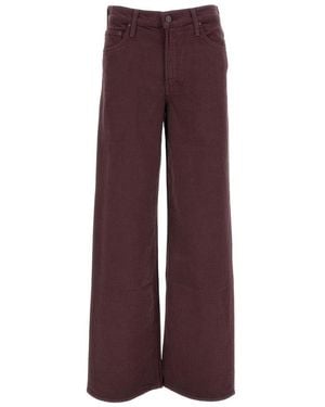 Mother Loose High Rise Jeans - Purple