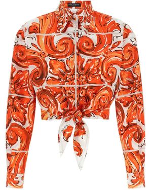 Dolce & Gabbana Regular Printed Shirt - Red