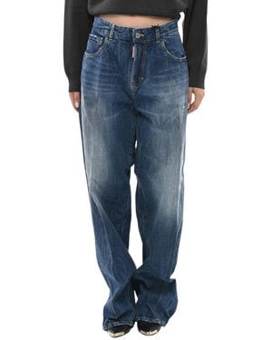 DSquared² Flared High Rise Jeans - Blue
