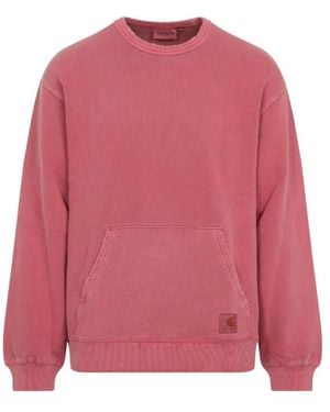Carhartt Crewneck Logo Sweatshirt - Pink