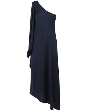 Silk95five Ritz Silk Kaftan Dress - Blue