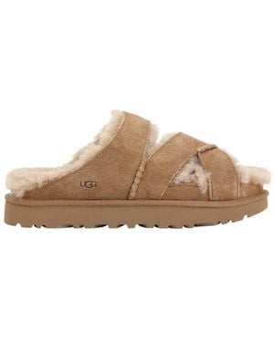 UGG Chestnut Open Toe Sandal - Brown