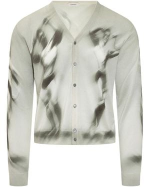 Versace Slim Cardigans - Metallic
