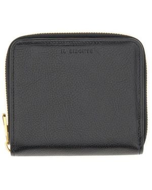 Il Bisonte Textured Wallet - Black
