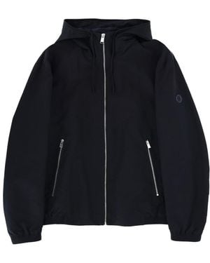 BOSS Solid Hood Jacket - Blue
