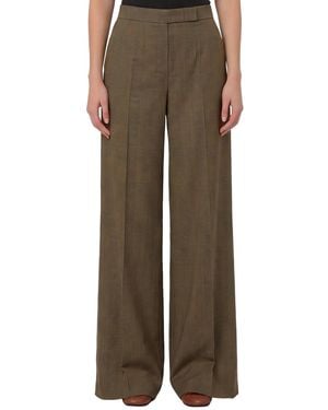 Max Mara Regular Flared Pant - Brown