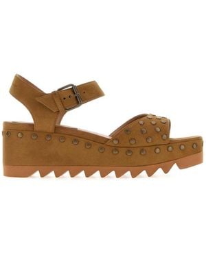 Stella McCartney Studded Heels - Brown