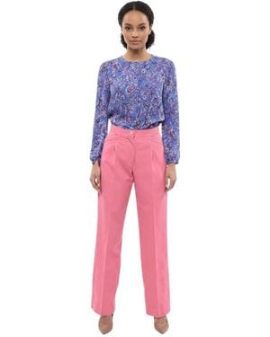 Palm Angels Straight Pleated Pant - Red