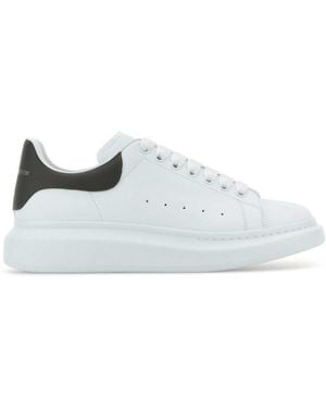 McQueen Leather Sneakers - White