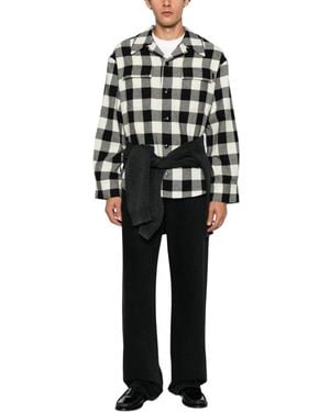 Ami Paris Blackwhite Checked Shirt