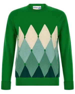 Ballantyne Crew Neck Sweater - Green
