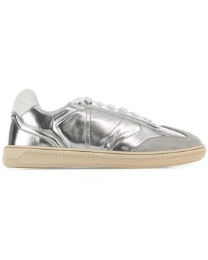 Versace Leather Sneakers - White