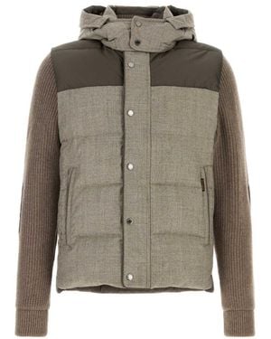 Moorer Hood Down Jacket - Green