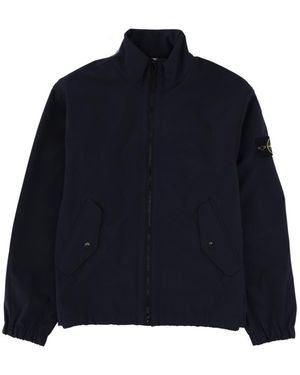 Stone Island Light Soft Shell-R E. Dye Technology - Blue