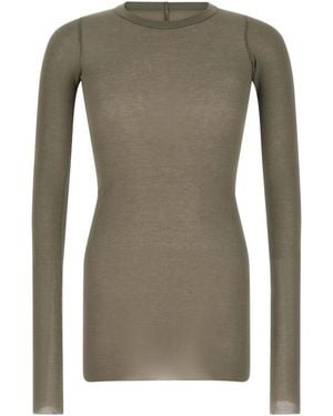 Rick Owens Crew Neck T-Shirt - Grey