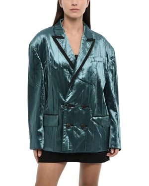 DSquared² Solid Notched Lapel Blazer - Green
