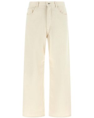 AURALEE Off High Rise Jeans - Natural